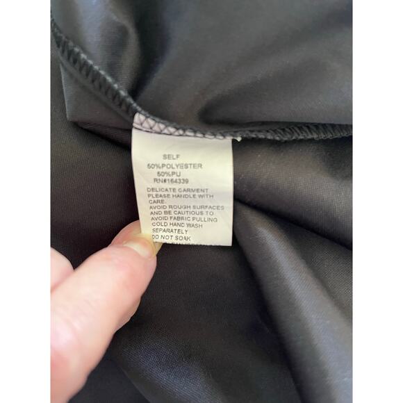 SNDYS | Women’s Faux Black Leather Jacket NWT | Size XS/2 - Picture 8 of 8